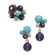 NO RESERVE – CARTIER SET OF AMETHYST, TURQUOISE AND DIAMOND 'LES DÉLICES DE GOA' JEWELLERY - Auction prices