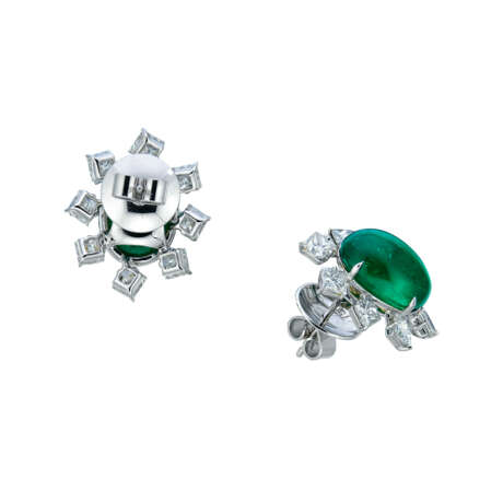 NO RESERVE – SET OF EMERALD AND DIAMOND JEWELLERY - Foto 6