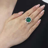 NO RESERVE – SET OF EMERALD AND DIAMOND JEWELLERY - photo 7