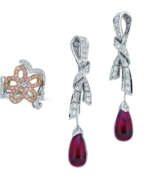 Tourmaline. VAN CLEEF & ARPELS GROUP OF MULTI-GEM JEWELLERY