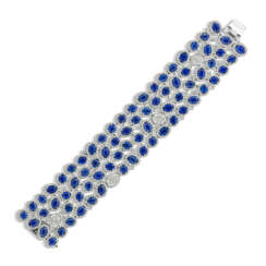 SAPPHIRE AND DIAMOND BRACELET