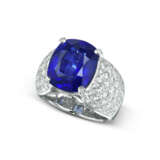 SAPPHIRE AND DIAMOND RING - Foto 2