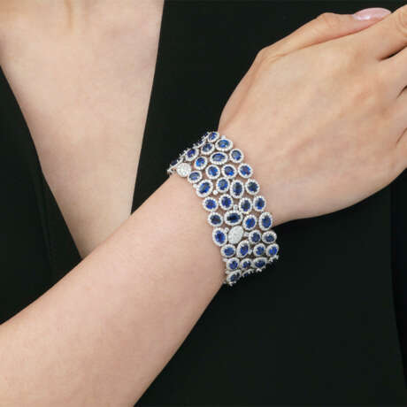 SAPPHIRE AND DIAMOND BRACELET - photo 5