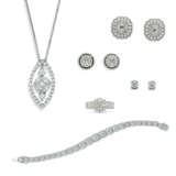 GROUP OF DIAMOND JEWELLERY - Foto 1