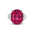 SPINEL AND DIAMOND RING - Prix ​​des enchères