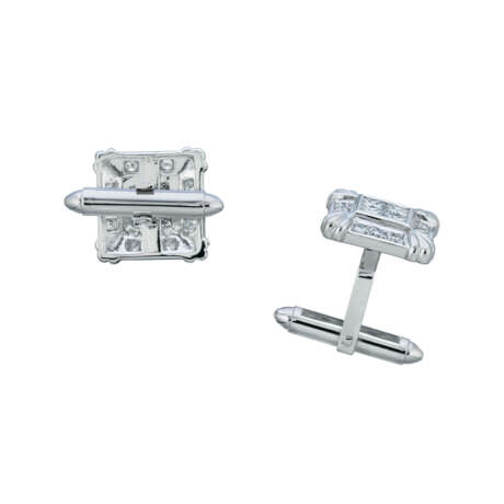 NO RESERVE – SET OF DIAMOND RING AND CUFFLINK - Foto 6