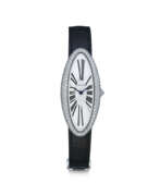 Suisse. CARTIER DIAMOND 'BAIGNOIRE ALLONGÉE' WRISTWATCH