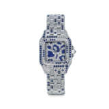 CARTIER DIAMOND AND SAPPHIRE 'PANTHÈRE DE CARTIER' WRISTWATCH - photo 1