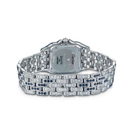 CARTIER DIAMOND AND SAPPHIRE 'PANTHÈRE DE CARTIER' WRISTWATCH - photo 3