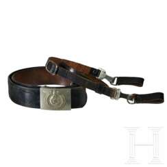 SS Enlisted Belt, Buckle and Cross Strap