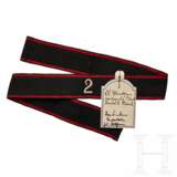 A Cufftitle for SS Foot Regiment Sturmbann IV, Sturm "2" - photo 1