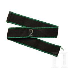 A Cufftitle for SS Foot Regiment Sturmbann I, Sturm "2"