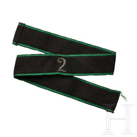 A Cufftitle for SS Foot Regiment Sturmbann I, Sturm "2" - photo 1