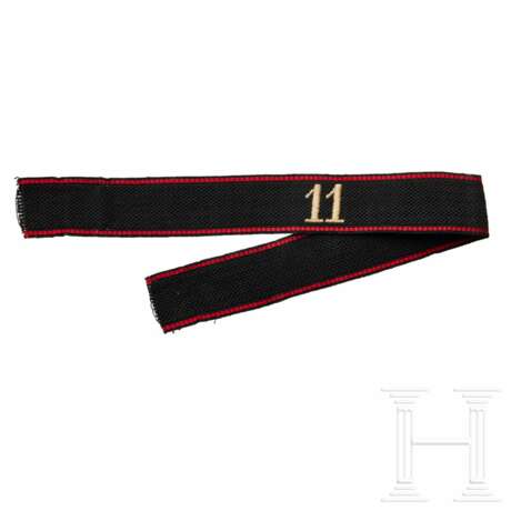 A Cufftitle for SS Foot Regiment Sturmbann IV, Sturm "11" - photo 1