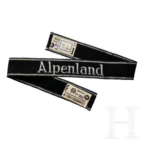 A Cufftitle for Officers of SS-Oberabschnitte "Alpenland" - photo 1