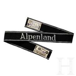 A Cufftitle for Officers of SS-Oberabschnitte "Alpenland"