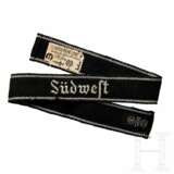 A Cufftitle for Officers of SS Oberabschnitte "Südwest" - photo 1