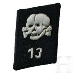 A Right Collar Tab Deathshead for SS TV Officers of Sturm 13
