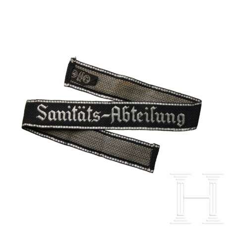 A Cufftitle for Sanitäts-Abteilung of SS Totenkopfverbände, Officer - photo 1