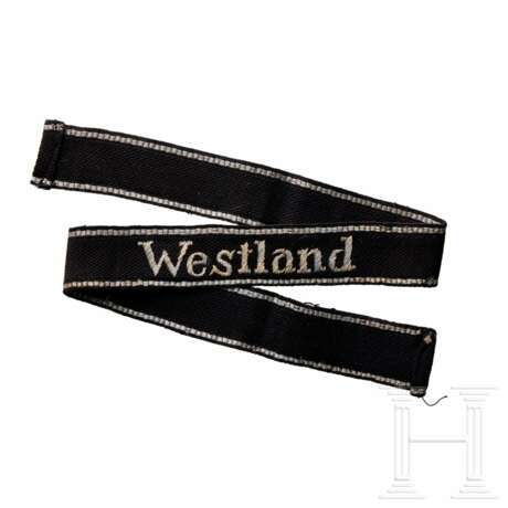 A Cufftitle for Officers of SS 10th Panzer Grenadier Regiment "Westland" - фото 1