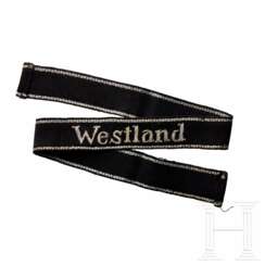 A Cufftitle for Officers of SS 10th Panzer Grenadier Regiment "Westland"