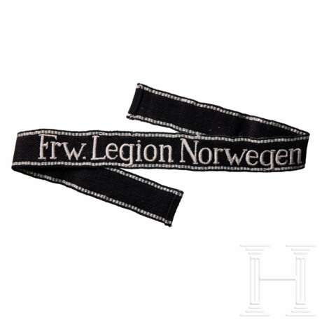 A Cufftitle for Norwegian SS & Police Attached to Freiwilligen Legion Norwegen of the Border Police, Enlisted - фото 1