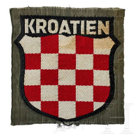 An Arm Shield for Croat Legion, Unissued Variant - photo 1