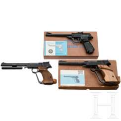 Konvolut mit drei Luftpistolen Walther LP 3 und LP 53