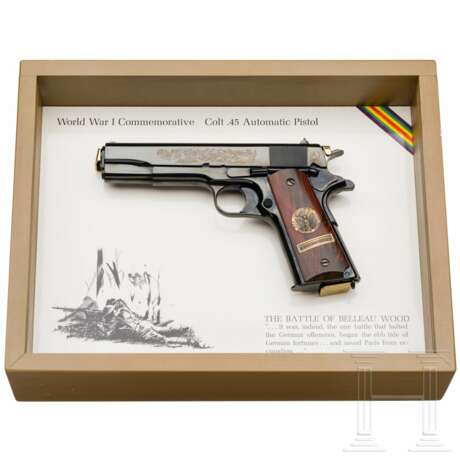 Colt Mod. 1911 Commemorative "Belleau Wood", im Schaukasten - photo 1