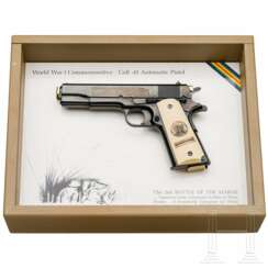 Colt Mod. 1911 Commemorative "The 2nd Battle of the Marne", im Schaukasten