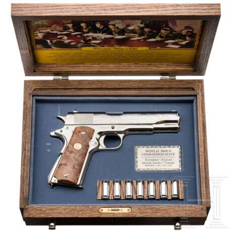 Colt Mod. 1911 A1 "WW II Commemorative - European Theater of Operations", im Schaukasten - photo 1