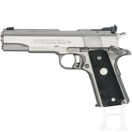 Colt Mk IV Series '80 Gold Cup National Match, Stainless - photo 1