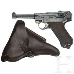 Pistole 08 DWM, 1917, mit Holster