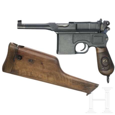 Mauser C96/16 (1920 Rework) mit Anschlagkasten - photo 1