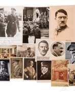 Historische Gegenstände. Adolf Hitler - Sammlung von Porträtpostkarten und Fotos