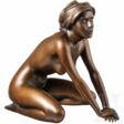 Arno Breker (1900-91) - "Mädchen mit Kopftuch", Bronze mit brauner Patina - Аукционные цены