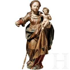 Madonna mit Kind, deutsch, 1. Hälfte 17. Jhdt.