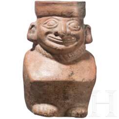 Figurengefäß, peruanische Nordküste, Moche-Kultur, 4. - 8. Jhdt.