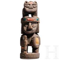 Holzfigur, Peru, Huari (Wari), 6. - 11. Jhdt.