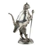 Catchy and ironic silver figure Cat in Boots. Günther Grungessel. Hannau. 1883 - photo 5