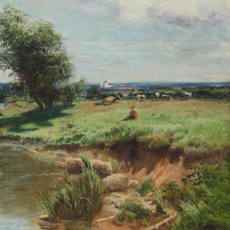 Semyon Fedorov. Landscape Summer day. Second half of the 19th century. - photo 3