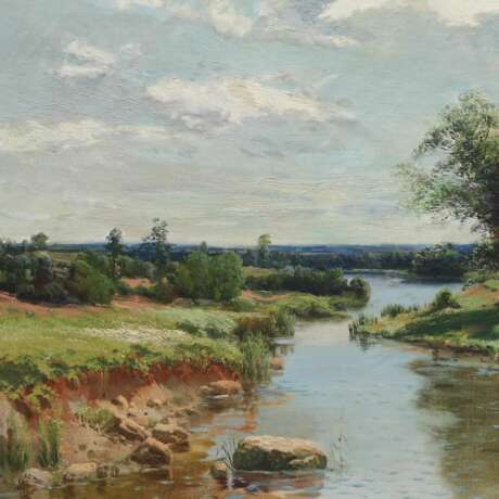 Semyon Fedorov. Landscape Summer day. Second half of the 19th century. - photo 4