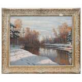 Winter Landscape. River Bank in Winter. Boris Bessonov (1862-1934) - Foto 1