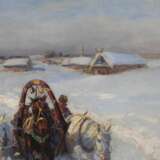 Peasant Troikas in Winter. Franz Alekseevich Roubaud, 1856 Odessa - 1928 Munich - photo 5