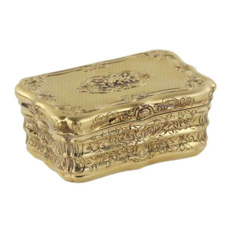 Gold snuff box, by Charles Colin, Hanau, circa 1830 - Foto 1