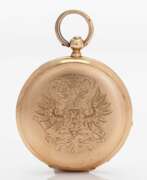 Pocket watches. Pavel Bure. Gold 14 K pocket watch on a chain. Russia, 19th century.