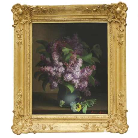 Still life Lilac. Léonine MATHA. The turn of the 19th-20th century. - photo 1