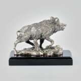 Silver plated figure Boar. - Foto 5