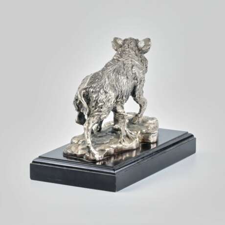 Silver plated figure Boar. - photo 6