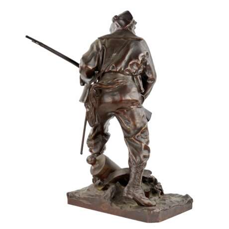 Onisme Aristide Croisy. Bronze figure of a brave, military sailor. - фото 3